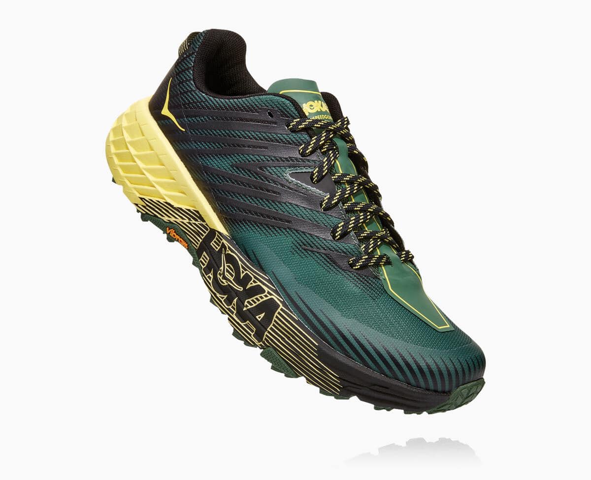 Hoka One One M Speedgoat 4 Wide Trail Running Shoes NZ U934-708